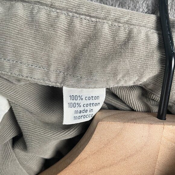 Hartford Alternative Classics 1979 Corduroy Mens L Green Long Sleeve Button Up - Picture 4 of 8